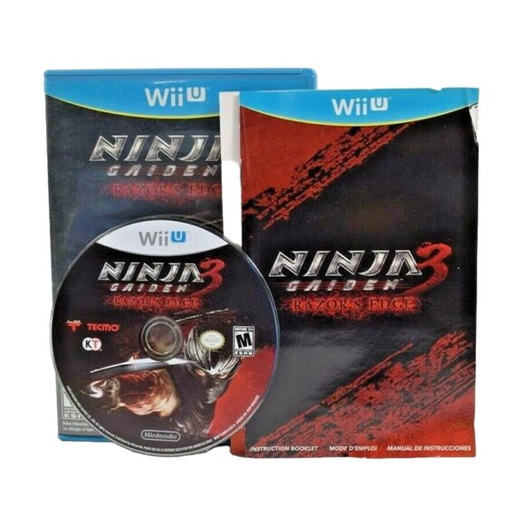 Tecmo Ninja Gaiden 3 Razors Edge Nintendo Wii U, 2012 Complete - Picture 1 of 3